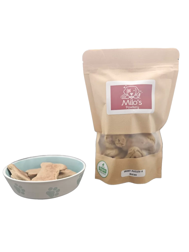 Sweet Potato & Bacon Dog Treats