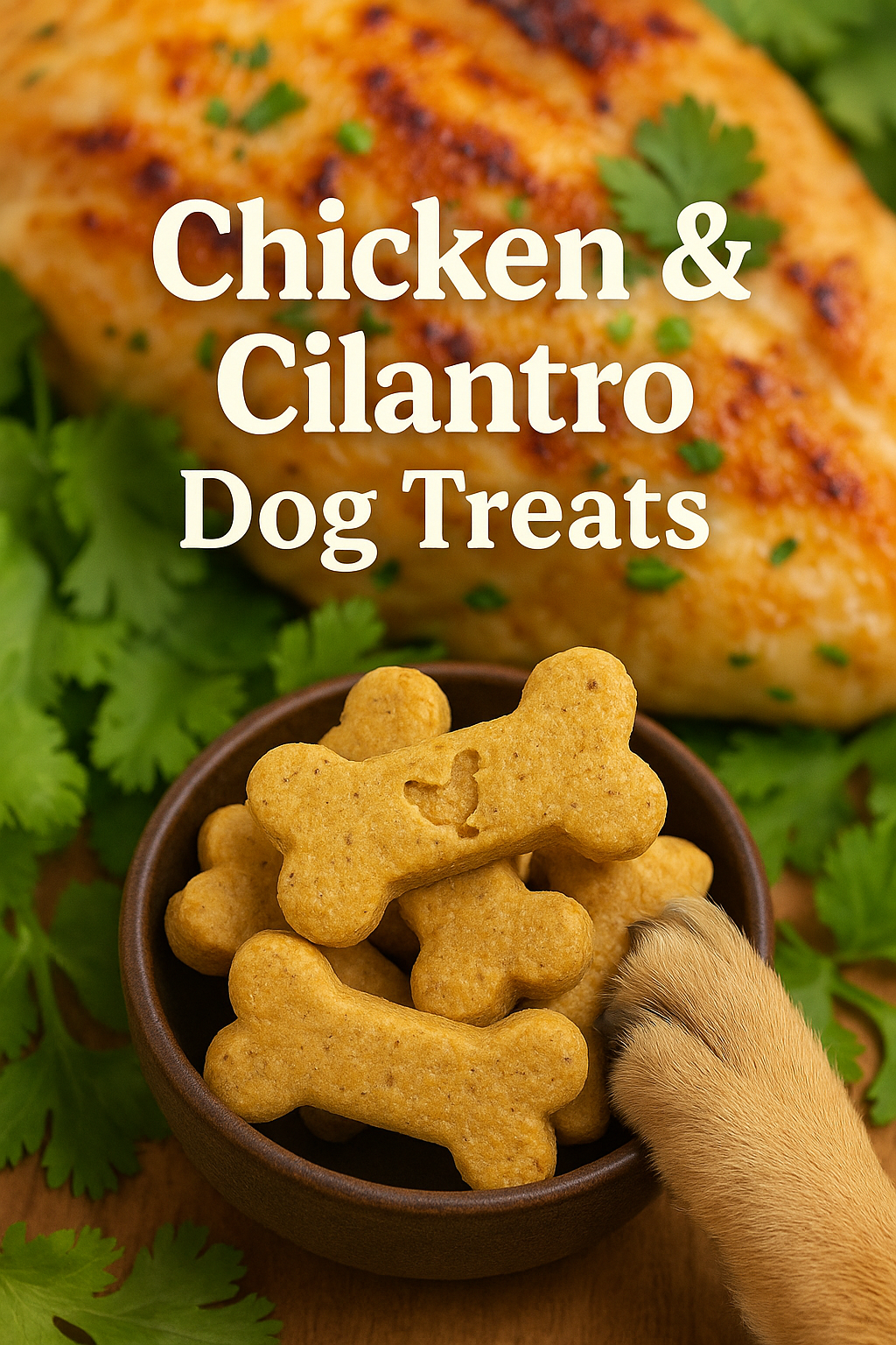 Chicken & Cilantro Dog Treats: The Crispy, High-Protein Choice Your Dog Deserves